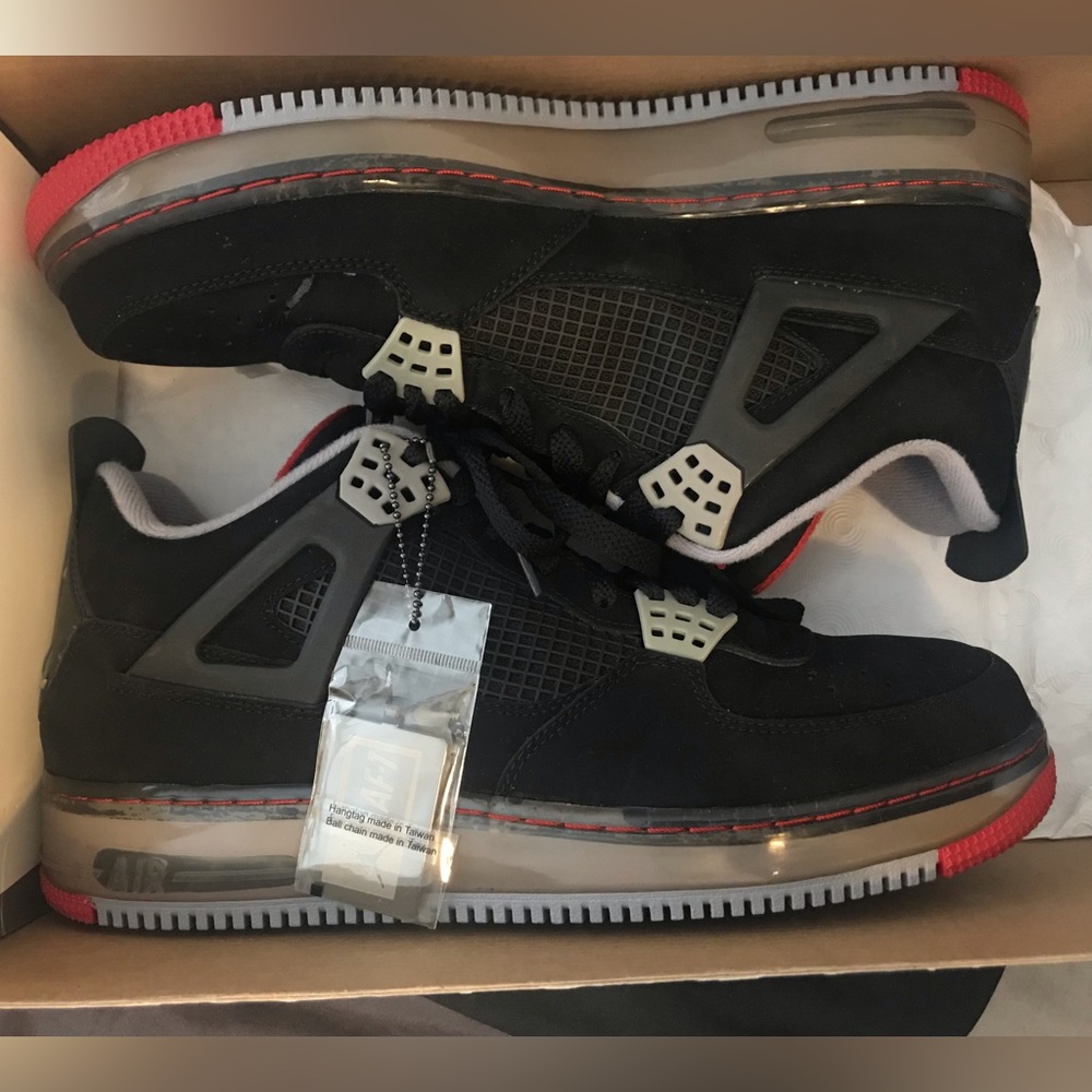 Air Jordan 4 fusion black cement 
Size 10